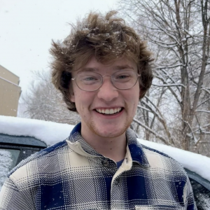 Grad student Kyle Barnes